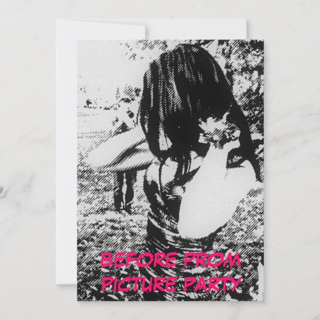 Pre Dance Picture Party Invitation (Front)