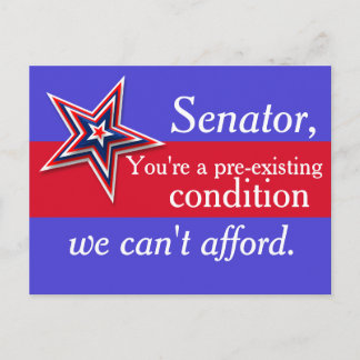 Pre-Existing Senator Postcard