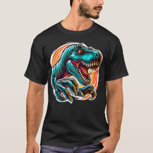 Pre-Historic Epic Dino Attack T-Rex T-Shirt