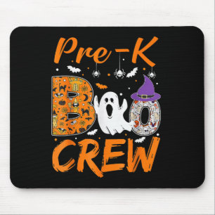 Pre K Boo Crew Teacher Student Halloween Pre Kinde Mouse Mat