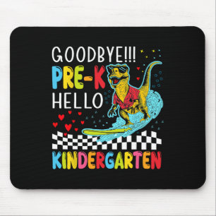 Pre-k Boys Last Day Of School Dinosaur T-rex Monst Mouse Mat