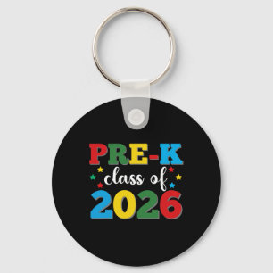 Pre-k Cl Of 2026 Graduation Summer For Preschool K Key Ring