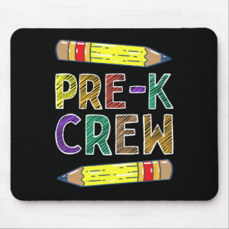 Pre-k Crew Fun Prek Teachers Back To School Mouse Mat