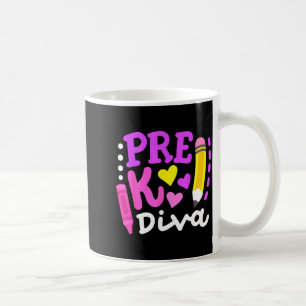 Pre-k diva funny welcome back to school teachers coffee mug