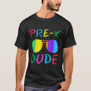 Pre K Dude Back to School First Day of Preschool 5 T-Shirt