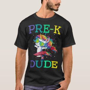 Pre-k Dude Shirts Sun-glass Preschool Back To Scho
