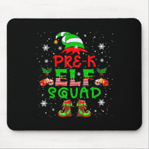 Pre-k Elf Squad Xmas Teacher Elf Costume Job Team Mouse Mat