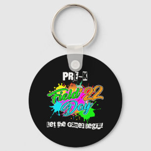 Pre-K Field Day 2022 Let The Games Begin for Teach Key Ring