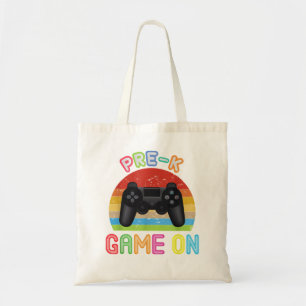 Pre K Game On Video Console Back o School Kid Sude Tote Bag