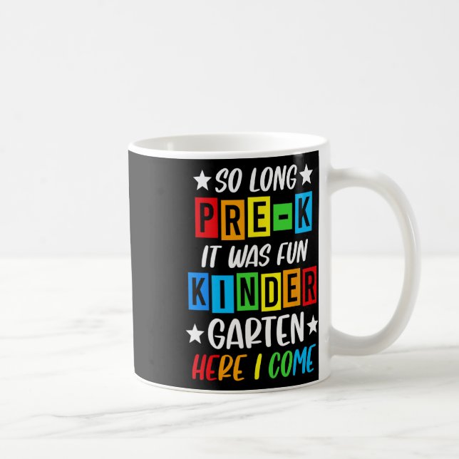 Pre-k Grad 2025 Preschool Graduation 2025 So Long  Coffee Mug (Right)