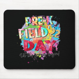 Pre-K Grade Field Day 2022 Let The Games Begin Kid Mouse Mat