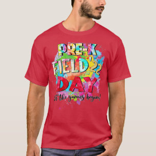 Pre-K Grade Field Day 2022 Let The Games Begin Kid T-Shirt