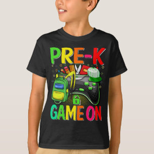 Pre-k Grade Game On Back To School T-Shirt