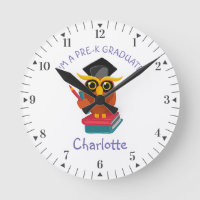 Pre K Graduate Kindergarten Girls Owl Grad Custom