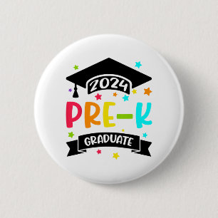 Pre K Graduate Preschool 2024 Graduation Gifts 6 Cm Round Badge