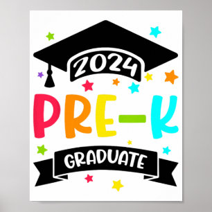 Pre K Graduate Preschool 2024 Graduation Gifts  Poster