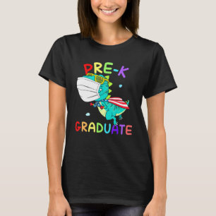 Pre-K Graduate Super T Rex Graduation Face Mask Bo T-Shirt
