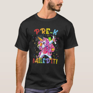 Pre-K Graduation Class Of 2021 Dabbing Unicorn Nai T-Shirt