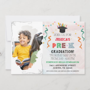 Pre k Graduation invitation