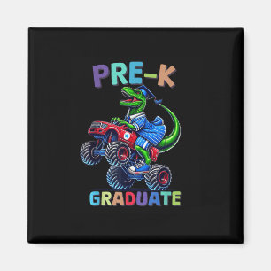 Pre-k Graduation Monster Truck Dinosaur Boys Kids Magnet