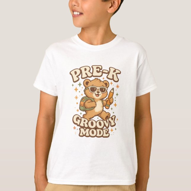 Pre-K Groovy Mode Shirt (Front)