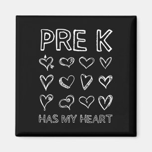 Pre K Has My Heart Teacher Valentines Day Magnet