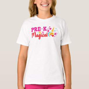 Pre-K Is Magical Unicorn Funny Back To School T-Shirt