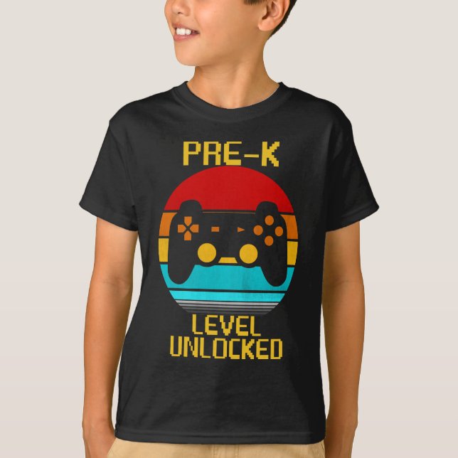 pre k level unlocked  T-Shirt (Front)