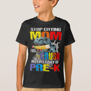 Pre-K Monster Truck Dinosaur T-Shirt