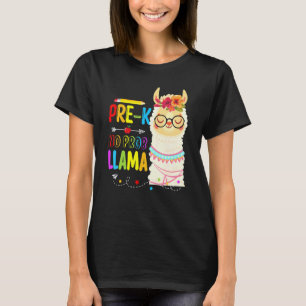Pre K No Prob Llama Teacher Student Llama T-Shirt