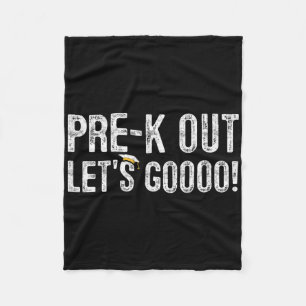 Pre-k Out Preschool Graduation 2025 Gifts Teacher Fleece Blanket