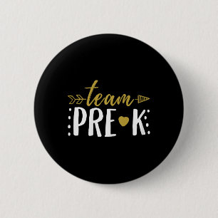 Pre-k Preschool Teacher Student Arrow 6 Cm Round Badge