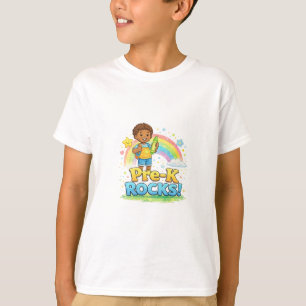 Pre-K Rocks – Minimal Cute Design T-Shirt