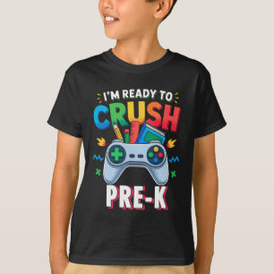 Pre-k Shirt For Boys Video Game Ck To School First