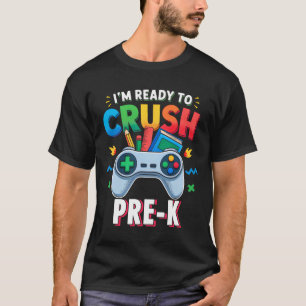 Pre-k Shirt For Boys Video Game Ck To School First
