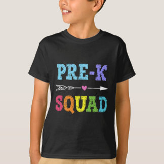 Pre K Squad Back To School Gift Preschool Teacher T-Shirt
