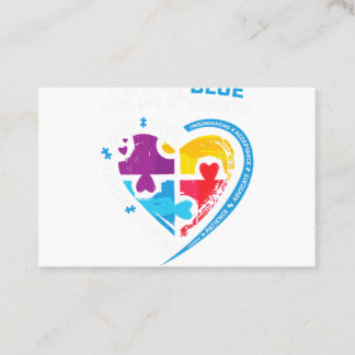 Pre K Squad Embracing Differences Autism SPED Teac Business Card