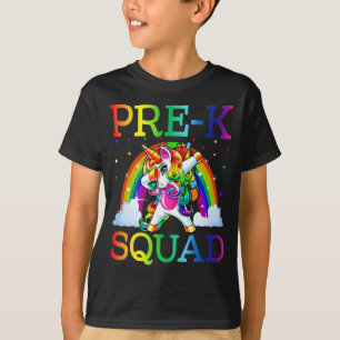 Pre-K Squad Unicorn Back To School T-Shirt