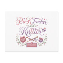 Pre-K Teacher and Knitter | Teacher