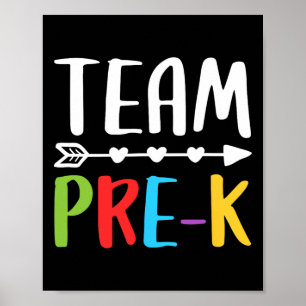 Pre-k Teacher Back To School  Poster