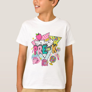 Pre K Teacher Student Back To School First Day Of  T-Shirt