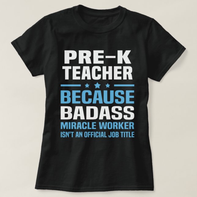 Pre-K Teacher T-Shirt (Design Front)