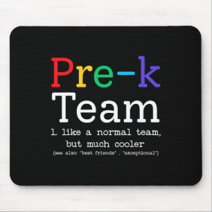 Pre-k Teacher Team Like A Normal Preschool Back To Mouse Mat