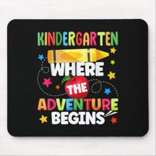 Pre-k Where The Adventure Begins First Day Back To Mouse Mat