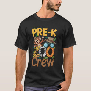 Pre K Zoo Field Trip 2025 Squad Matching Teacher S T-Shirt