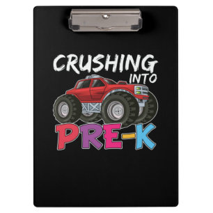Pre Kindergarten Crushing Into Pre Kindergarten Clipboard
