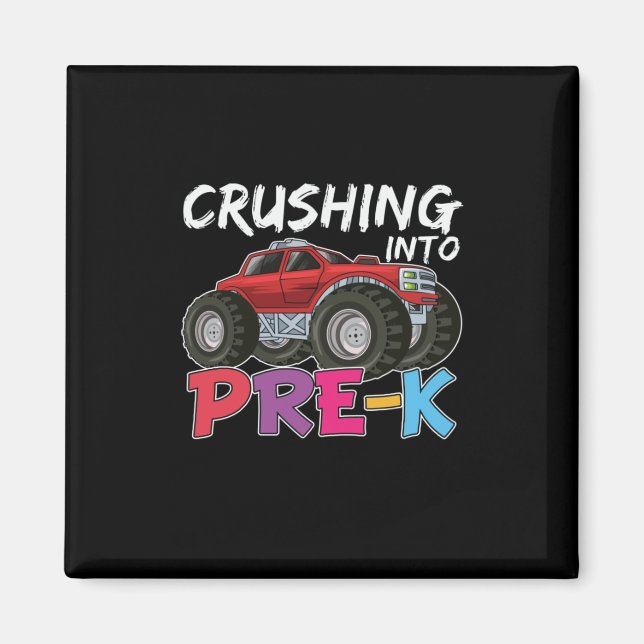 Pre Kindergarten Crushing Into Pre Kindergarten Magnet (Front)