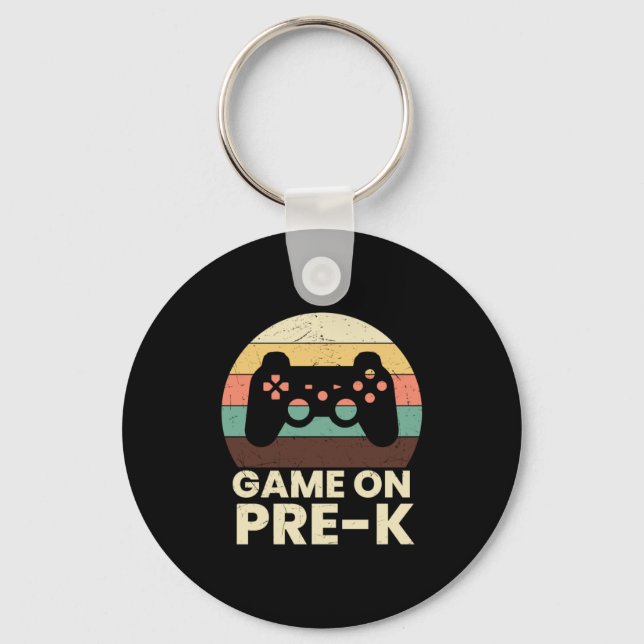 Pre Kindergarten Game On Pre Kindergarten Key Ring (Front)