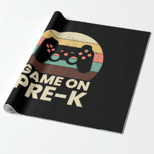 Pre Kindergarten Game On Pre Kindergarten Wrapping Paper