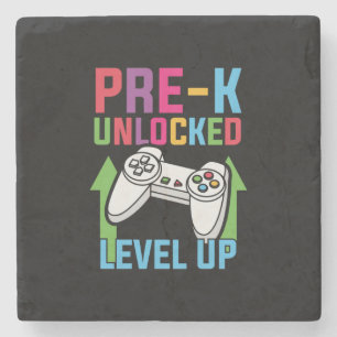 Pre Kindergarten Level Up Stone Coaster
